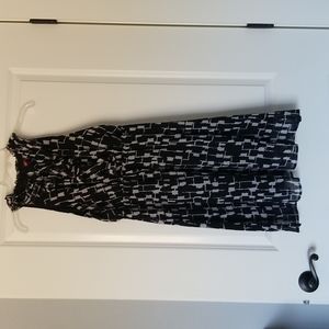 Merona black and white dress